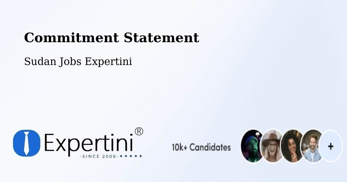 Corporate Commitment – El Daein - Sudan Jobs Expertini